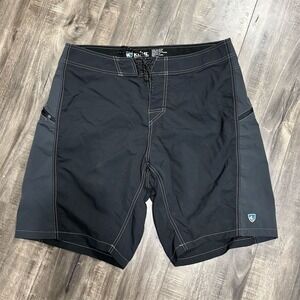 Kuhl Men's‎ Swim Shorts Black Size 34 Quick Drying Lightweight